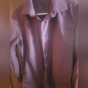 Men's ApT. 9 Marron Button Down Size XS